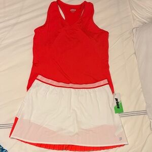Prince Tennis set Skirt and Tank L